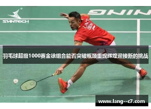 羽毛球超级1000赛金徐组合能否突破瓶颈重现辉煌迎接新的挑战